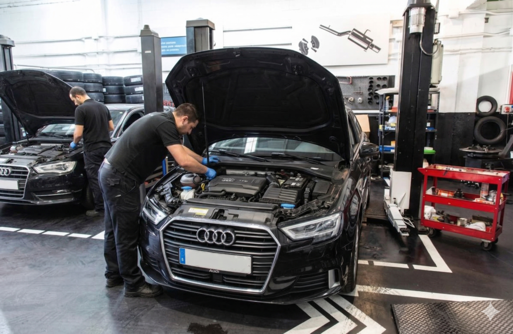 Taller Audi A3 en Valdebebas