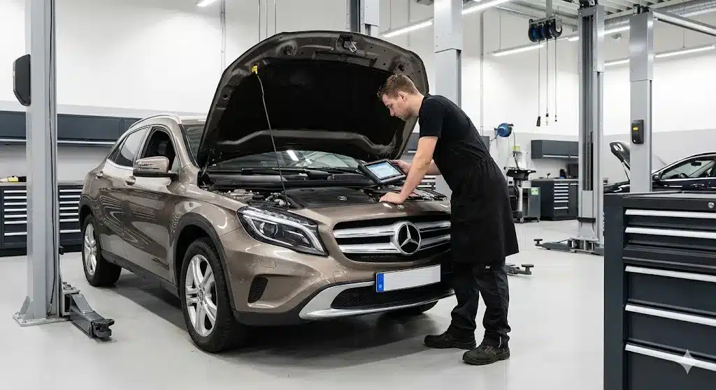 Revision Mercedes GLA en Valdebebas 1