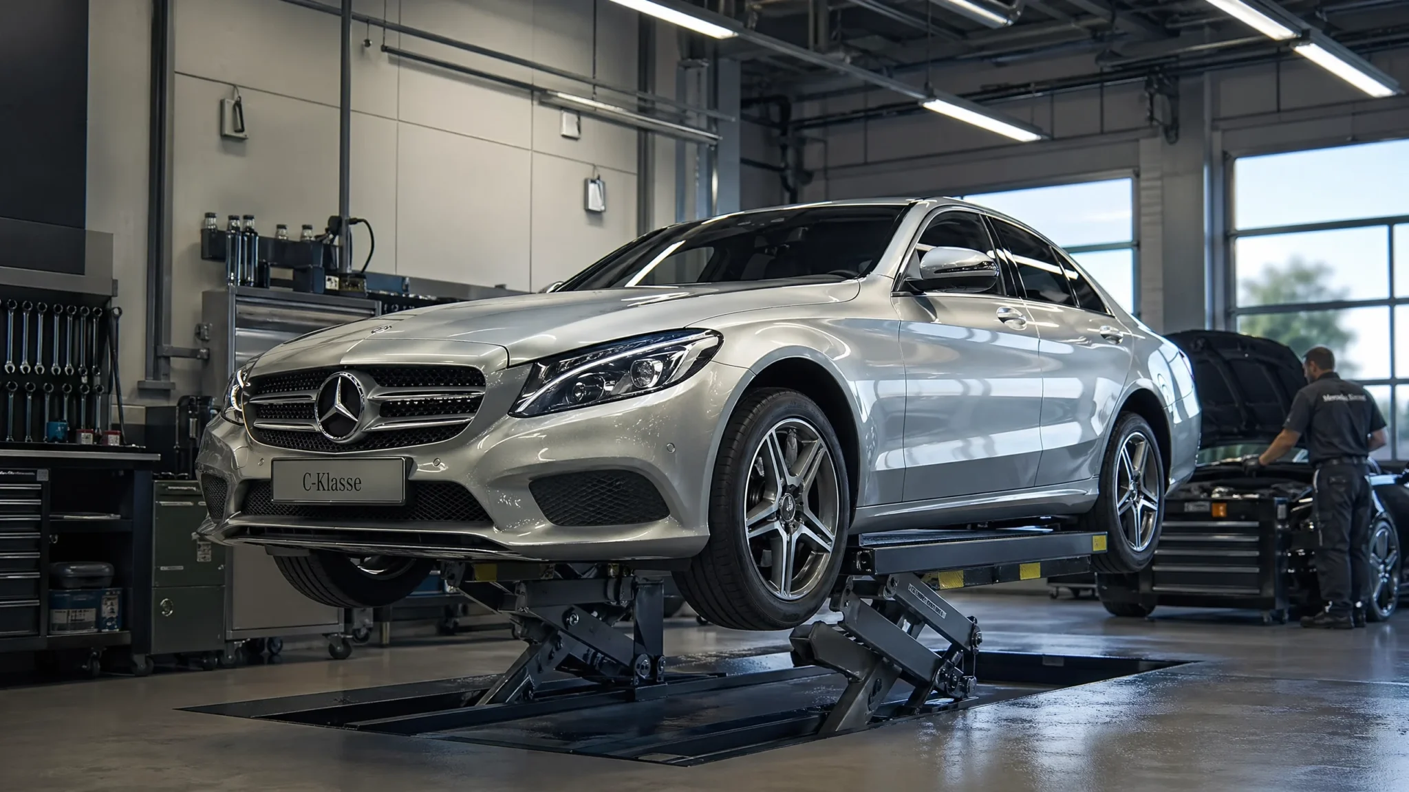 Neumáticos Mercedes Clase C en Valdebebas